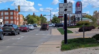 Right Turn Lane Yield to Bikes Signs - News Image